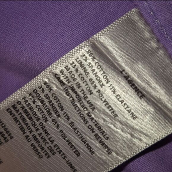 L'AGENCE Janelle Coated Denim Jacket Orchid Coated  Small - Picture 8 of 8